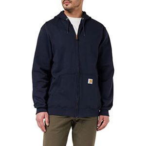 Carhartt Men's Loose Fit Midweight Full-Zip Sweatshirt, New Navy, XXL Carhartt Men's Loose Fit Midweight Full-Zip Sweatshirt, New Navy, XXL