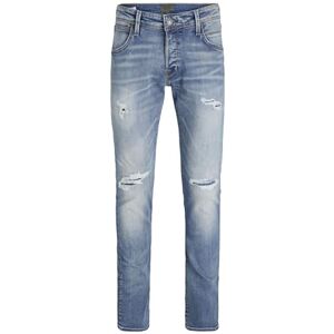 JACK & JONES Men's Jjiglenn Jjfox Cb 043 50sps Sn Jean Pants, Blue Denim, 27W x 32L JACK & JONES Men's Jjiglenn Jjfox Cb 043 50sps Sn Jean Pants, Blue Denim, 27W x 32L