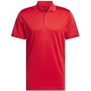 adidas Men's Core Performance Primegreen Polo Shirt, Collegiate red, M adidas Men's Core Performance Primegreen Polo Shirt, Collegiate red, M