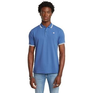 G-STAR Men's Dunda Slim Stripe Polo Shirt, Dutch Blue D17127-5864-g989, L G-STAR Men's Dunda Slim Stripe Polo Shirt, Dutch Blue D17127-5864-g989, L