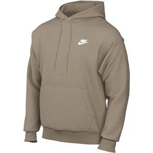 Nike BV2654-247 Sportswear Club Fleece Sweatshirt Men's KHAKI/KHAKI/WHITE Size S Nike BV2654-247 Sportswear Club Fleece Sweatshirt Men's KHAKI/KHAKI/WHITE Size S