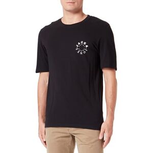 JACK & JONES Men's Jjwarrior Tee SS Crew Neck T-Shirt, Black/Print:Small, S JACK & JONES Men's Jjwarrior Tee SS Crew Neck T-Shirt, Black/Print:Small, S