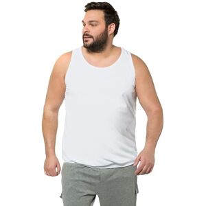 JP 1880 Men's Large Sizes Plus Sizes Menswear L-8XL Tank Top, Belly Fit, Special Cut, up to 8XL 719783, Snow White, 5XL JP 1880 Men's Large Sizes Plus Sizes Menswear L-8XL Tank Top, Belly Fit, Special Cut, up to 8XL 719783, Snow White, 5XL