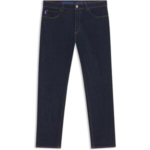 Hugo Boss Mens Brody Dark-Blue Tapered-fit Jeans in Stretch Denim Hugo Boss Mens Brody Dark-Blue Tapered-fit Jeans in Stretch Denim