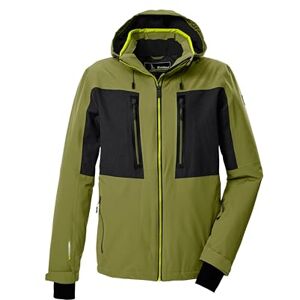 killtec KSW 47 MN Men's Ski Jacket/Functional Jacket with Zip-Off Hood and Snow Guard Pistachio XXL 43436-000 killtec KSW 47 MN Men's Ski Jacket/Functional Jacket with Zip-Off Hood and Snow Guard Pistachio XXL 43436-000