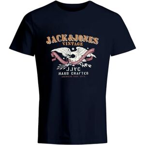 JACK & JONES Men's Jprblumick Ss Tee T-Shirt, Night Sky, M JACK & JONES Men's Jprblumick Ss Tee T-Shirt, Night Sky, M