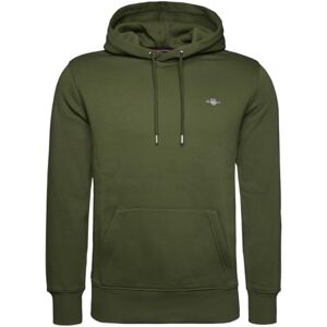 GANT Men's Reg Shield Hoodie Hooded Sweatshirt, Country Green, M GANT Men's Reg Shield Hoodie Hooded Sweatshirt, Country Green, M