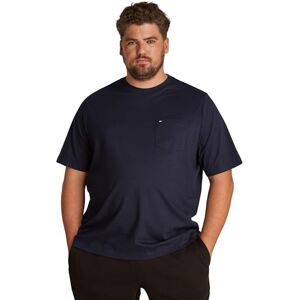 Tommy Hilfiger Men’s Short Sleeve Essential Solid T-Shirt with Chest Pocket, Blue (Desert Sky), 5XL Tommy Hilfiger Men’s Short Sleeve Essential Solid T-Shirt with Chest Pocket, Blue (Desert Sky), 5XL