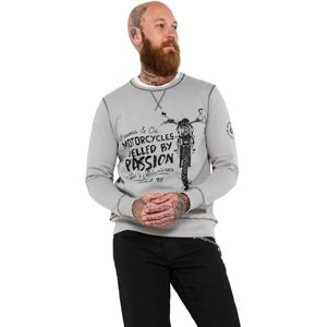 Joe Browns Male Aztec Trim Long Sleeve Crew Neck Sweatshirt, Regular, Grey, UK XL Joe Browns Male Aztec Trim Long Sleeve Crew Neck Sweatshirt, Regular, Grey, UK XL