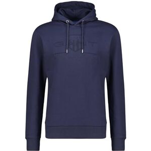 GANT Men's TONAL ARCHIVE SHIELD SWEAT HOODIE Hooded Sweatshirt, EVENING BLUE, 3XL GANT Men's TONAL ARCHIVE SHIELD SWEAT HOODIE Hooded Sweatshirt, EVENING BLUE, 3XL
