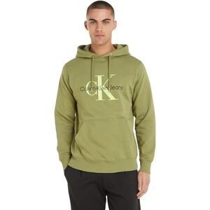 Calvin Klein Jeans Men's SEASONAL MONOLOGO REGULAR HOODIE J30J320805, Dark Juniper, XXS Calvin Klein Jeans Men's SEASONAL MONOLOGO REGULAR HOODIE J30J320805, Dark Juniper, XXS