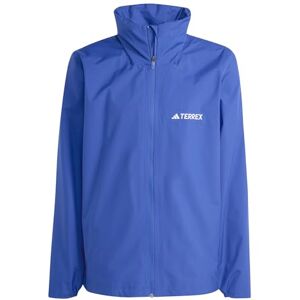 adidas Men's Terrex Multi Essentials 2 Layer Rain Jacket, semi lucid blue, M adidas Men's Terrex Multi Essentials 2 Layer Rain Jacket, semi lucid blue, M