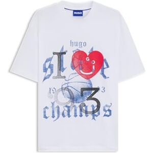 Hugo Boss Men's Notix T-Shirt, 100White, L Hugo Boss Men's Notix T-Shirt, 100White, L