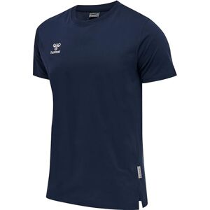 hummel Men's Hmlmove Grid Cotton T-Shirt S/S T-Shirt Navy hummel Men's Hmlmove Grid Cotton T-Shirt S/S T-Shirt Navy