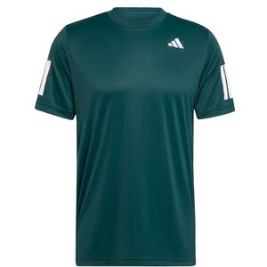 adidas Men's Club Tennis Climacool 3-Stripes T-Shirt, Aurora Ivy, XXL adidas Men's Club Tennis Climacool 3-Stripes T-Shirt, Aurora Ivy, XXL