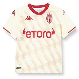 Kappa Unisex_Child Kombat Third AS MÓNACO T-Shirt, No Name, 6 Years Kappa Unisex_Child Kombat Third AS MÓNACO T-Shirt, No Name, 6 Years