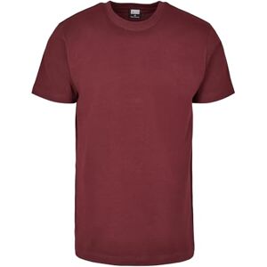 Urban Classics Stretch T-Shirt with Round Neckline, Basic Tee with Figure-Hugging Cut, Short-Sleeve Elastic Men's T-Shirt, Regular Fit, 100% Jersey Cotton, Colour: Redwine, Size: 3XL Urban Classics Stretch T-Shirt with Round Neckline, Basic Tee with Figure-Hugging Cut, Short-Sleeve Elastic Men's T-Shirt, Regular Fit, 100% Jersey Cotton, Colour: Redwine, Size: 3XL