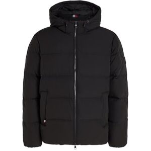 Tommy Hilfiger Men’s Down Hooded Puffer Jacket, Black (Black), XXL Tommy Hilfiger Men’s Down Hooded Puffer Jacket, Black (Black), XXL