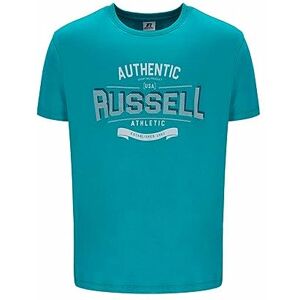 Russell Athletic A30081-L6-146 ARA-S/S Crewneck TEE Shirt T-Shirt Men's Lake Blue Size S Russell Athletic A30081-L6-146 ARA-S/S Crewneck TEE Shirt T-Shirt Men's Lake Blue Size S