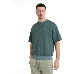 G-STAR Men's Overdyed Loose Sweater, Green (blue spruce gd D24679-D688-G472), XL G-STAR Men's Overdyed Loose Sweater, Green (blue spruce gd D24679-D688-G472), XL
