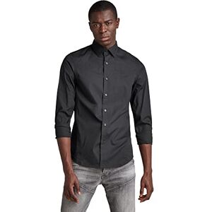 G-STAR Men's Dressed Super Slim Shirt , Black (dk black D17026-C271-6484), S G-STAR Men's Dressed Super Slim Shirt , Black (dk black D17026-C271-6484), S