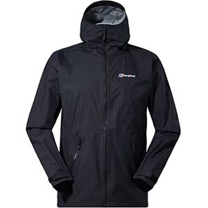 Berghaus Deluge Pro Waterproof Shell Jacket Adjustable Durable Coat Rain Protection Jacket, Black/Black, 2XL Berghaus Deluge Pro Waterproof Shell Jacket Adjustable Durable Coat Rain Protection Jacket, Black/Black, 2XL