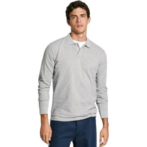 Pepe Jeans Men's New Oliver Gd Ls, Polo, Grey, XXL Pepe Jeans Men's New Oliver Gd Ls, Polo, Grey, XXL