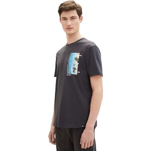 Tom Tailor Denim Men's 1040985 T-Shirt, 29476-Coal Grey, S Tom Tailor Denim Men's 1040985 T-Shirt, 29476-Coal Grey, S