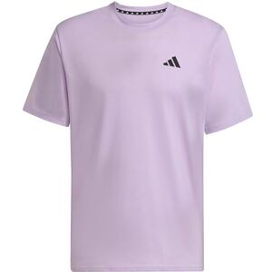 adidas Men's Train Essentials Feelready Training Tee, Powder Plum/Black, XXL adidas Men's Train Essentials Feelready Training Tee, Powder Plum/Black, XXL