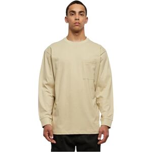 Urban Classics Men's Heavy Oversized Pocket Longsleeve T-Shirt, Concrete, S Urban Classics Men's Heavy Oversized Pocket Longsleeve T-Shirt, Concrete, S