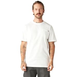 Dickies Men's Short Sleeve Heavyweight Crew Neck Pocket T-Shirt Henley, White (White Wh), S Dickies Men's Short Sleeve Heavyweight Crew Neck Pocket T-Shirt Henley, White (White Wh), S
