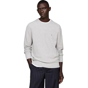 Tommy Hilfiger Men’s Regular Fit Essential Structure Crew Neck Jumper, Grey (Light Grey Heather), XXL Tommy Hilfiger Men’s Regular Fit Essential Structure Crew Neck Jumper, Grey (Light Grey Heather), XXL