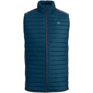JACK & JONES Men's Jjemulti Body Warmer Collar Noos Quilted Vest, Sailor Blue, L JACK & JONES Men's Jjemulti Body Warmer Collar Noos Quilted Vest, Sailor Blue, L