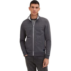 TOM TAILOR Men's Sweatshirt 1037049, 11086 Dark Grey Melange, L TOM TAILOR Men's Sweatshirt 1037049, 11086 Dark Grey Melange, L