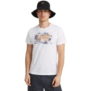 G-STAR RAW G-Star Men's Framed Palm Originals T-Shirt, White (white D24682-C506-110), XL G-STAR RAW G-Star Men's Framed Palm Originals T-Shirt, White (white D24682-C506-110), XL