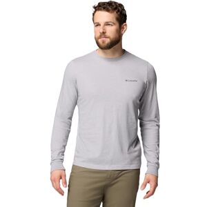 Columbia Men's CSC Seasonal Logo Long Sleeve Tee, Long Sleeve T-Shirt, Grey HTHR/Meadowland, X-Large Columbia Men's CSC Seasonal Logo Long Sleeve Tee, Long Sleeve T-Shirt, Grey HTHR/Meadowland, X-Large