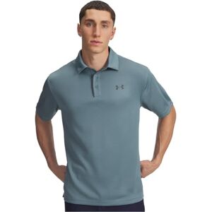 Under Armour Men's Tech Polo, Lightweight, Fast-Drying and Breathable Men's Top, Casual Polo Shirt with 3-Button Placket and Collar,Jasper Blue / / Pitch Gray,LG Under Armour Men's Tech Polo, Lightweight, Fast-Drying and Breathable Men's Top, Casual Polo Shirt with 3-Button Placket and Collar,Jasper Blue / / Pitch Gray,LG