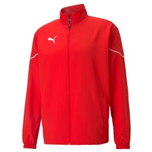 Puma Men's teamRISE Sideline Jacket Woven Red Black, M Puma Men's teamRISE Sideline Jacket Woven Red Black, M