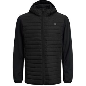 JACK & JONES Mens Multi Quilted Jacket Plus Size Outerwear Black 5XL JACK & JONES Mens Multi Quilted Jacket Plus Size Outerwear Black 5XL