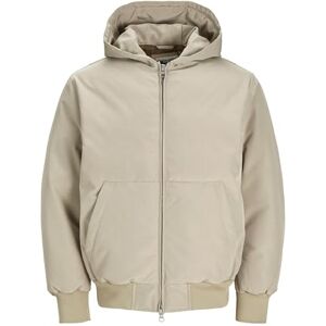 JACK & JONES Men's Jcocollective Bomber Jacket, Crockery, S JACK & JONES Men's Jcocollective Bomber Jacket, Crockery, S