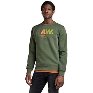 G-STAR RAW G-Star Men's Multi Colored RAW. Sweater, Green (lt hunter D22229-A971-8165), S G-STAR RAW G-Star Men's Multi Colored RAW. Sweater, Green (lt hunter D22229-A971-8165), S