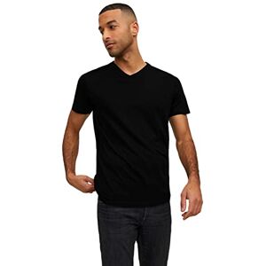 JACK & JONES Men's Jjeorganic Basic Tee Ss V-Neck Noos T-Shirt, Black, XS JACK & JONES Men's Jjeorganic Basic Tee Ss V-Neck Noos T-Shirt, Black, XS