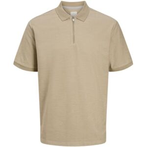 JACK & JONES Men's Jprccronnie SS Zip Polo Noos, Trench Coat, M JACK & JONES Men's Jprccronnie SS Zip Polo Noos, Trench Coat, M