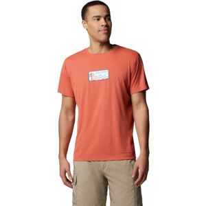 Columbia Men's Zero Rules Light Short Sleeve Graphic Crew, Technical Short Sleeve T-Shirt, Tuscan/Actively Cooled, L Columbia Men's Zero Rules Light Short Sleeve Graphic Crew, Technical Short Sleeve T-Shirt, Tuscan/Actively Cooled, L