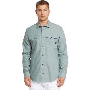 G-STAR Men's Marine Slim Shirt, Multicolour (bolt grey/gs mercury oxford D24963-7665-H045), M G-STAR Men's Marine Slim Shirt, Multicolour (bolt grey/gs mercury oxford D24963-7665-H045), M