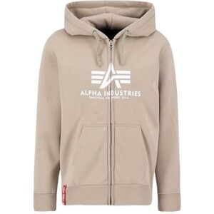 Alpha Men's Basic Zip Hoody Hooded Sweat Sweatshirt, Vintage Sand, S Alpha Men's Basic Zip Hoody Hooded Sweat Sweatshirt, Vintage Sand, S