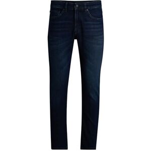 Boss Mens Delaware BO Pure-Blue Slim-fit Jeans in Comfort-Stretch Denim Boss Mens Delaware BO Pure-Blue Slim-fit Jeans in Comfort-Stretch Denim