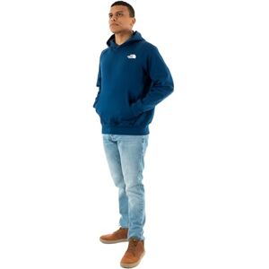 The North Face Men's Raglan Box Nse Hooded Sweatshirt, Estate Blue/Tnf White, M The North Face Men's Raglan Box Nse Hooded Sweatshirt, Estate Blue/Tnf White, M