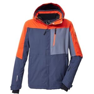 killtec KSW 52 MN Ski Jacket Men's Functional Jacket with Zip-Off Hood and Snow Guard M 43440-000 Midnight Blue killtec KSW 52 MN Ski Jacket Men's Functional Jacket with Zip-Off Hood and Snow Guard M 43440-000 Midnight Blue
