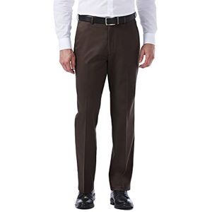 Haggar Men's Premium No Iron Khaki Classic Fit Flat Front Casual Pant (Regular and Big & Tall Sizes), Chocolate, 40W x 34L Haggar Men's Premium No Iron Khaki Classic Fit Flat Front Casual Pant (Regular and Big & Tall Sizes), Chocolate, 40W x 34L